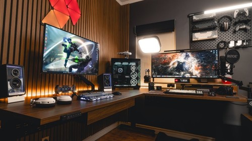 Computer gaming setup - setup,